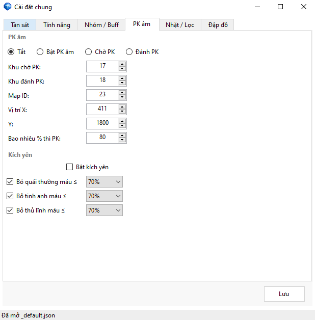 TOOL V1 (UP YÊN LEVEL)