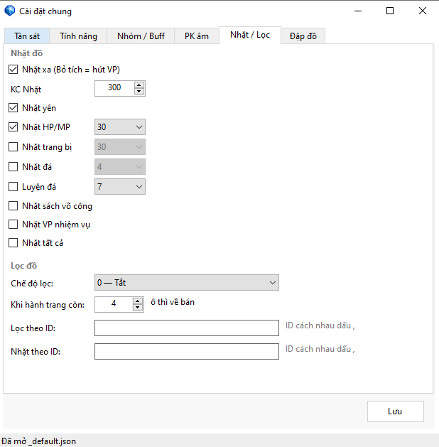 TOOL V1 (UP YÊN LEVEL)